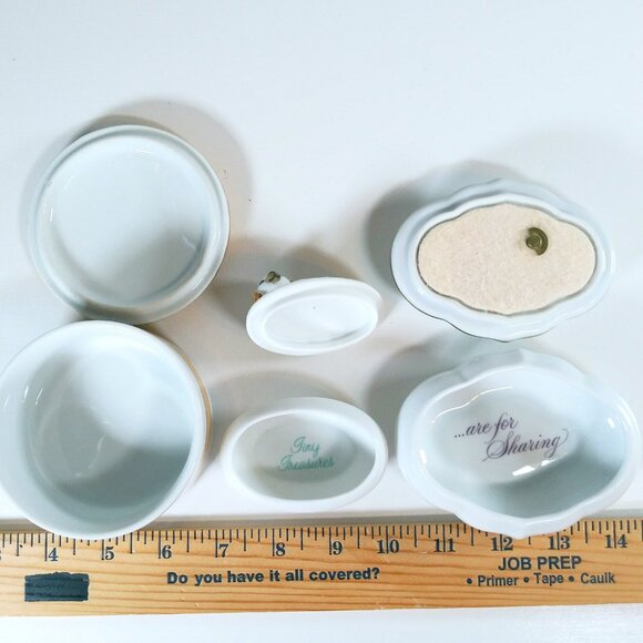 Jewelry/Trinket Holders Vintage Malcomb Lamb Colonial Picture Musical Avon Lot 3 - Picture 4 of 10